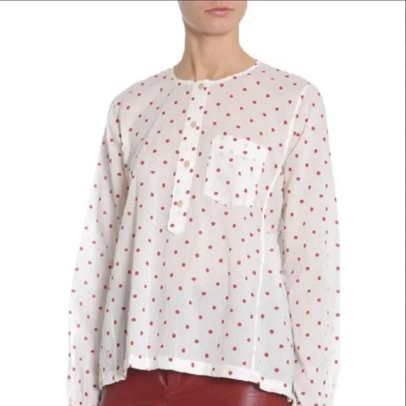 Isabel Marant Tops - Isabel Marant Étoile Polka Dot Blouse.